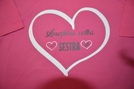Tričko pre sestry, 110 - xxxl