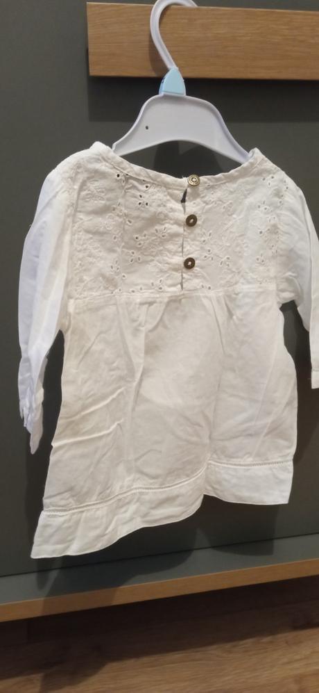 Dievčenská blúzka /šaty 3/4 rukáv veľ 80-86, 80