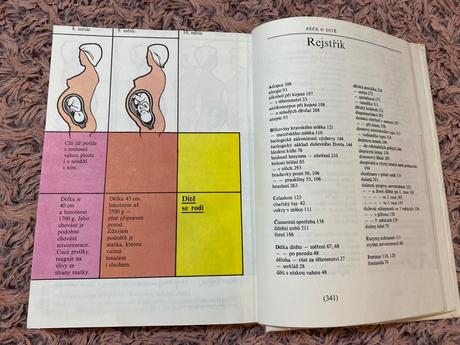 Krásna stará retro kniha péče o dítě švejcar josef, 