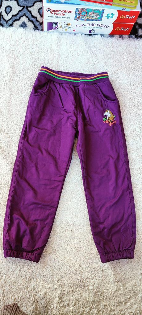 Zateplené nepremokavé nohavice, 104