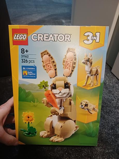 Lego 3v1 zajacik, lama, tulen, 