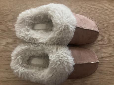 Teplo podšité papuče, h&m,35