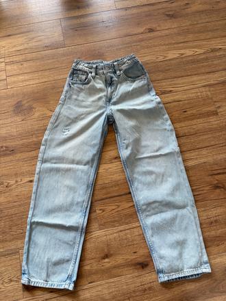 Dievčenské baggy rifle, h&m,140