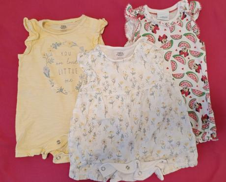 Balík letného oblečenia pre dievčatko veľkosť 56, 50–62