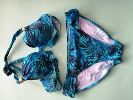 Dámske plavky 2dielne modré v. 38/40, 40