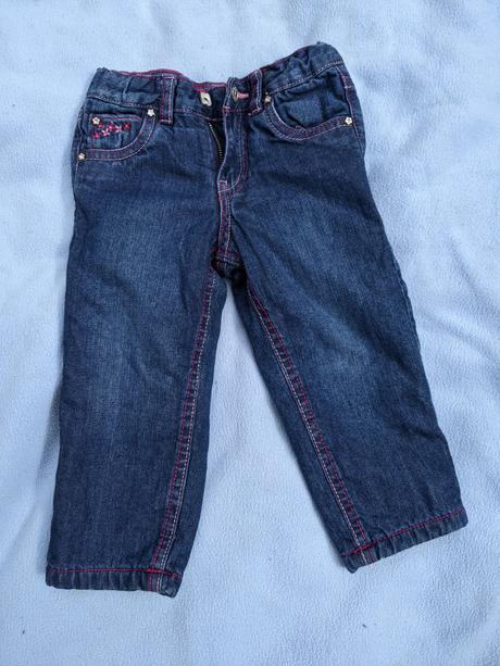 Dievčenské zateplené nohavice 86/92, tchibo,86