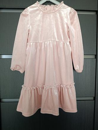 Šaty zamat ružové 92, coolclub,92