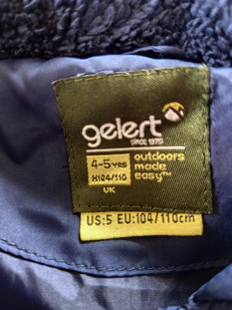 Zimný overal gelert 104/110, gelert,104
