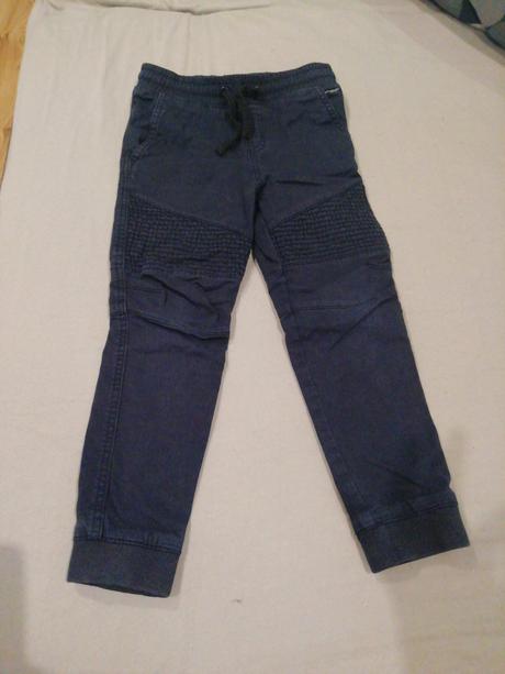 Jogers nohavice riflove, h&m,110