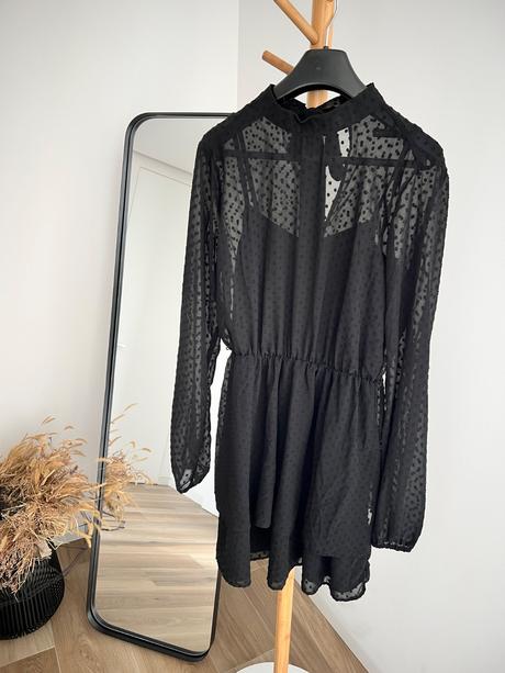 Čierne šaty, mohito,s