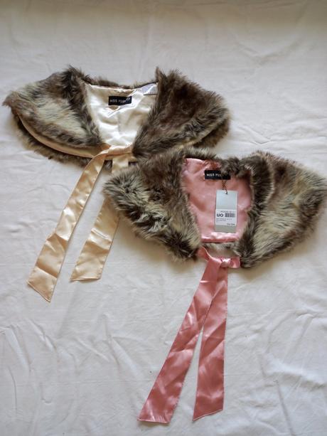 Pelerína nenosené 2ks kožušinka, 