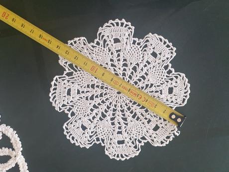 Háčkované dečky - rôzne 15cm,