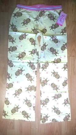 Tepláky - pyžamkové, l