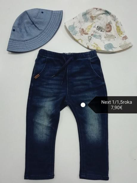 Bavlnené elastické rifle next, next,86