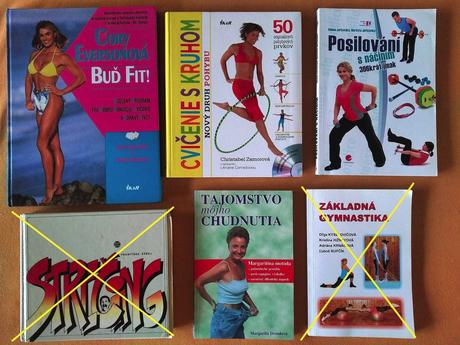 Sada 4 knižiek o cvičení a chudnutí, 