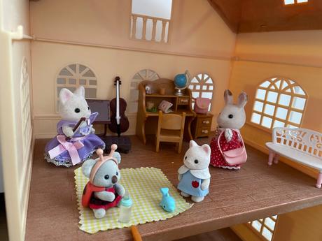 Sylvanian families dom, zvieratká aj príslušenstvo,