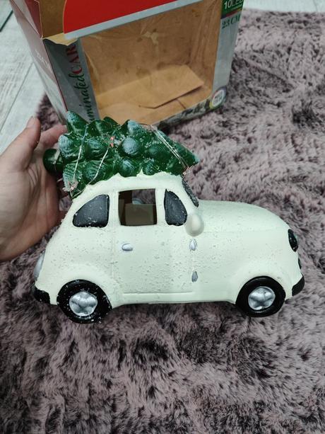 Vianočná dekorácia led auto veľké,