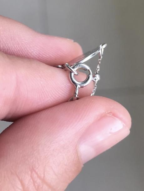 18 karátový ruženec biele zlato, 