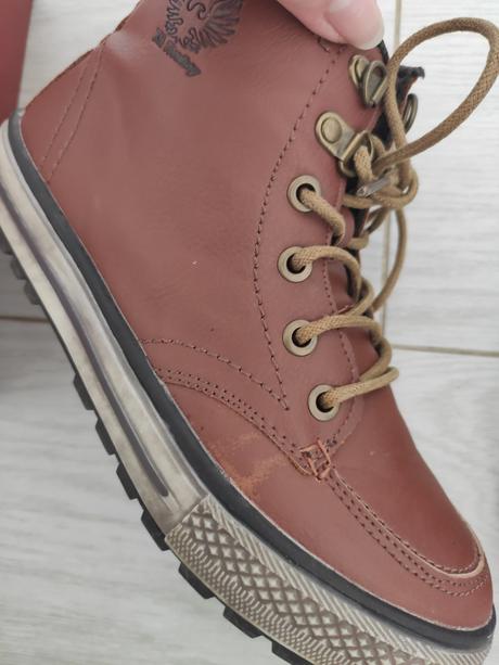 Prechodné koženkové topánky, 35