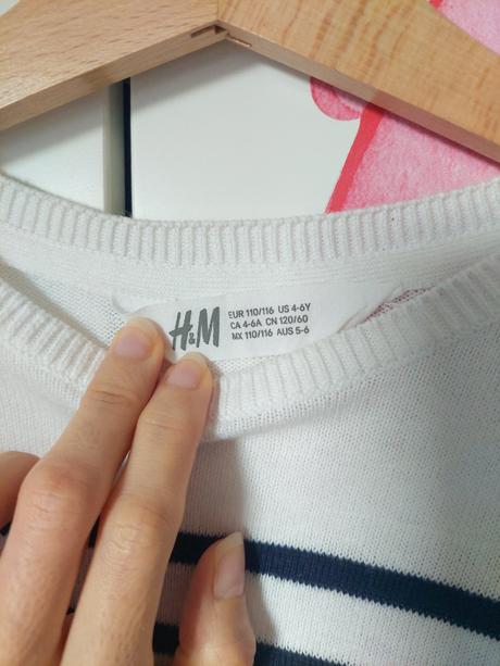 Bavlneny sveter h&m 110/116, h&m,116
