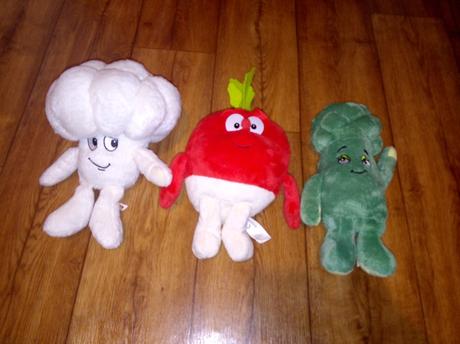 Zeleninoví plyšáci 2ks od 1eur/ks bez karfiola,
