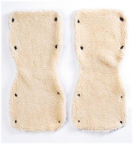 Sensillo rukávnik na kočík delený čierny, 