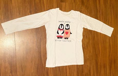 Tričko s roztomilými tučniakmi, 152-158 cm, 158