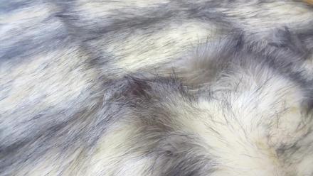 Kožušina melírovaná - cena za 10 cm, 