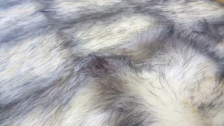 Kožušina melírovaná - cena za 10 cm, 