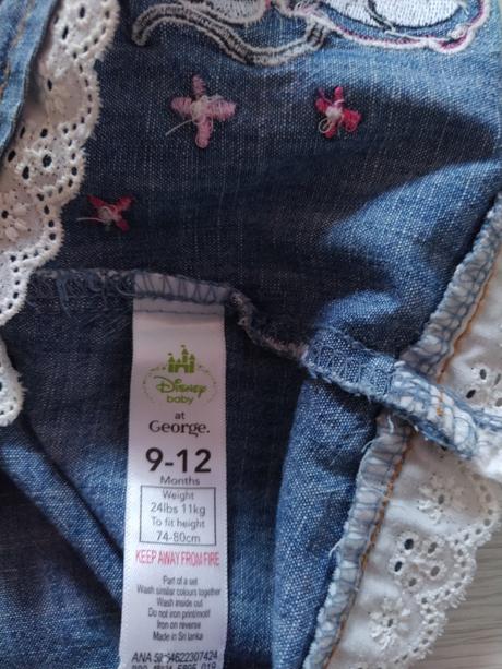 2x letné šaty + legíny 9-12 mesiacov, 86–98