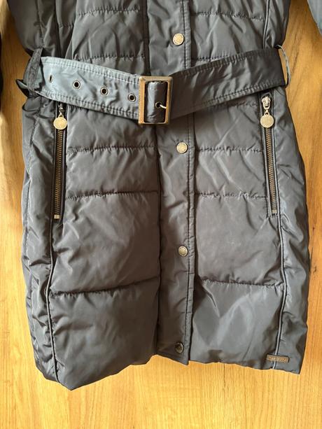 Páperová modrá zimná bunda, tom tailor,xs