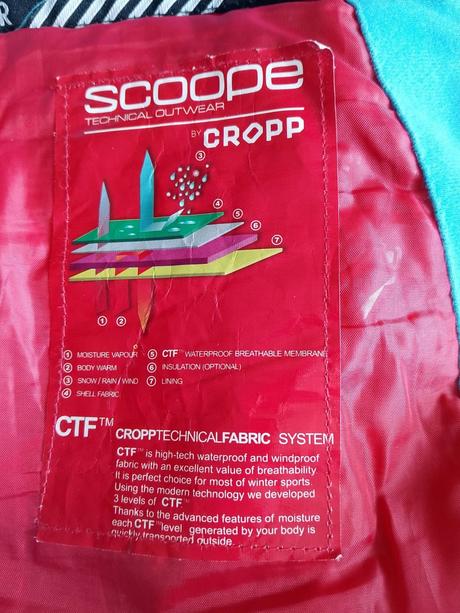 Otepľovačky cropp 8000 mm, xs