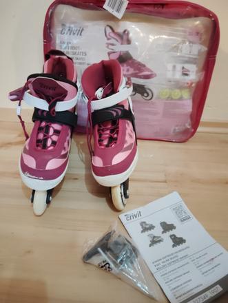 Dievčenské inline korčule 33-37, crivit,33