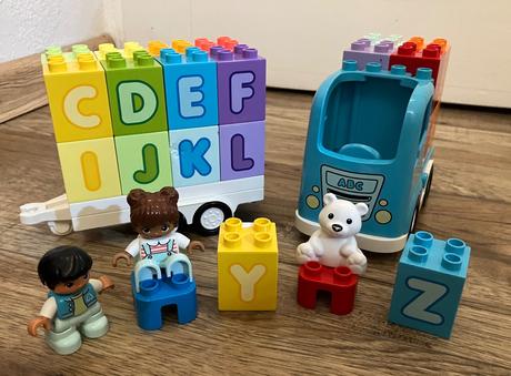 Lego duplo nákladiak s abecedou, 
