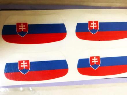 Sada nálepiek na tvár-slovensko,