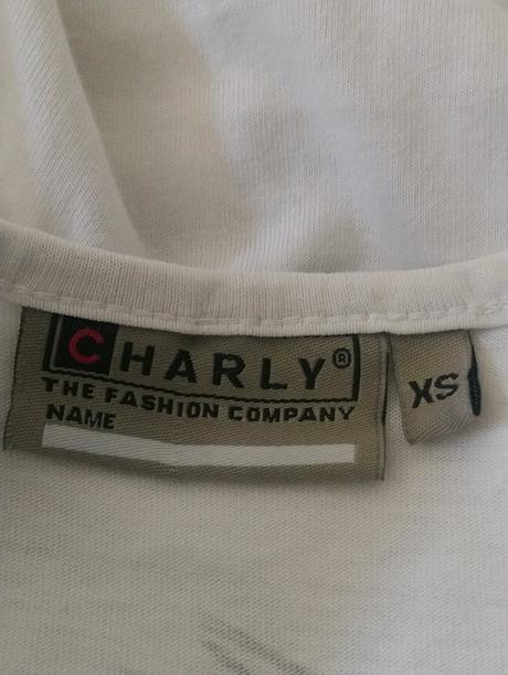 Dámsky biely bavlnený top, charlie, xs