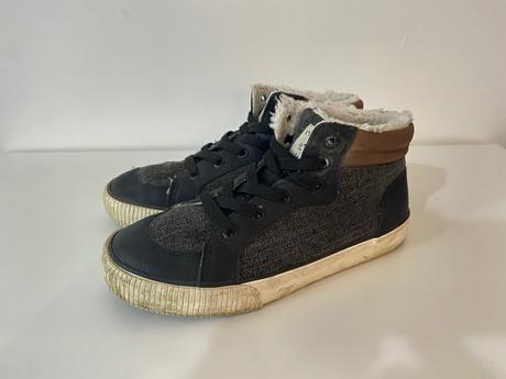 Zateplene jarne/jesenne clenkove stylove tenisky, h&m,33