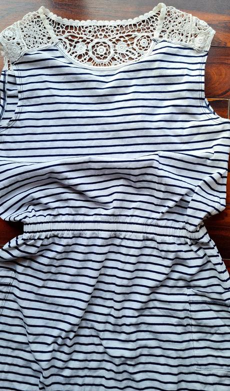 Letne saty s cipkou 158/164, h&m,158