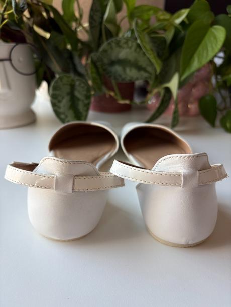 Shapen barefoot sandálky poppy white, veľkosť 40r, 37