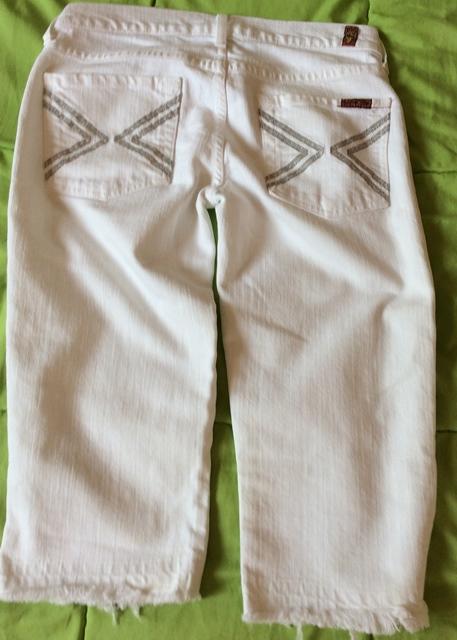 Kvalitné 3/4 nohavice zn. 7 for all mankind v. s, s