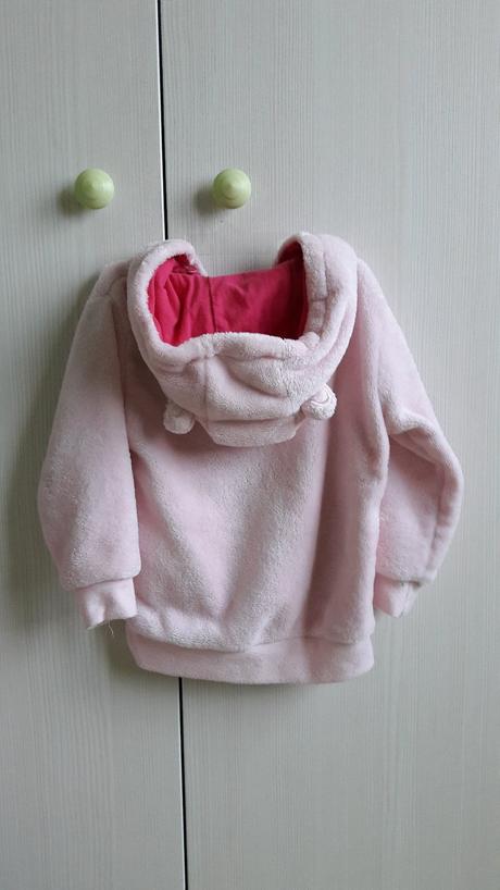 Ruzova tepla mikinka, lupilu,86