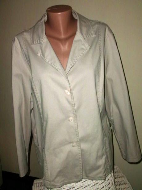 Béžové športovo-elegantné sako pre moletku, 50