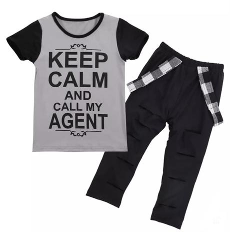 Tricko s leginami keep calm, 116