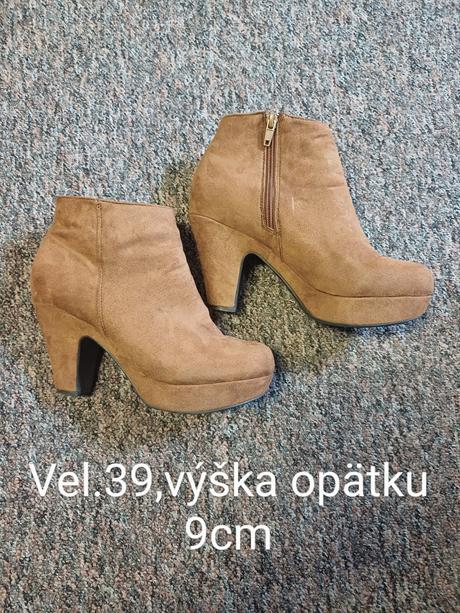 Dámske prechodné topánky, 39