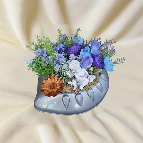 Spomienková ikebana s anjelom, 