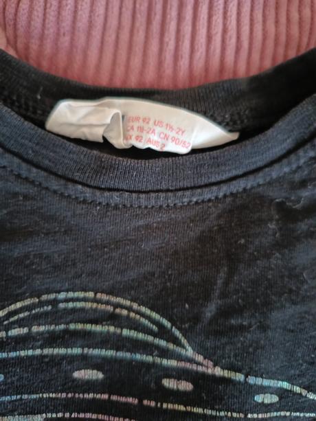 Chlapčenské tričko s dlhým rukávom, h&m,92