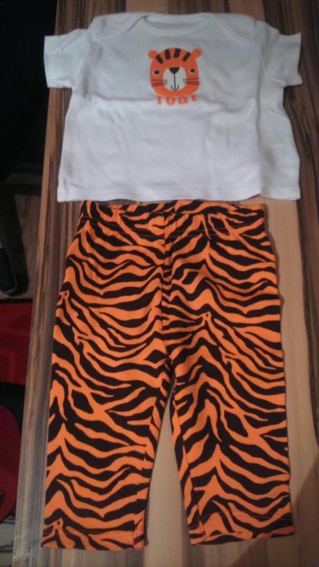 Unisex kompletik 3-6m,  len opratý, nebol oblečený, f&f,68