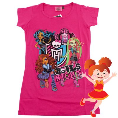 Tričko monster high, setino,152