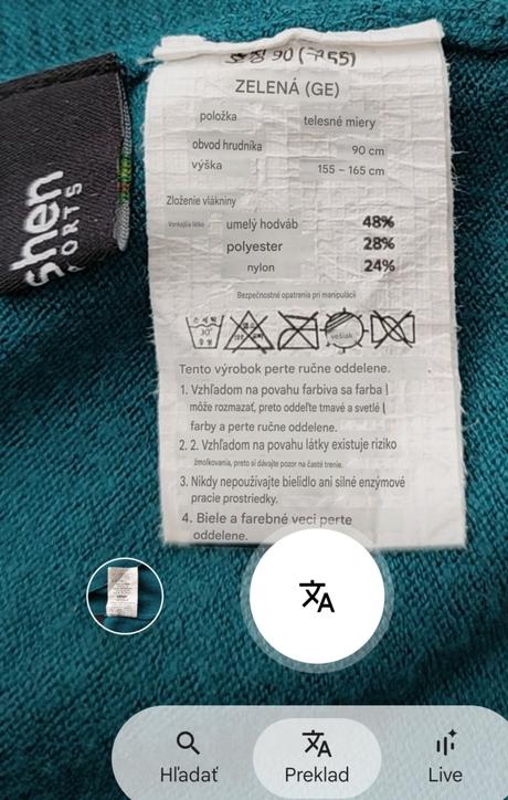 Pulóver so stojačikom, l