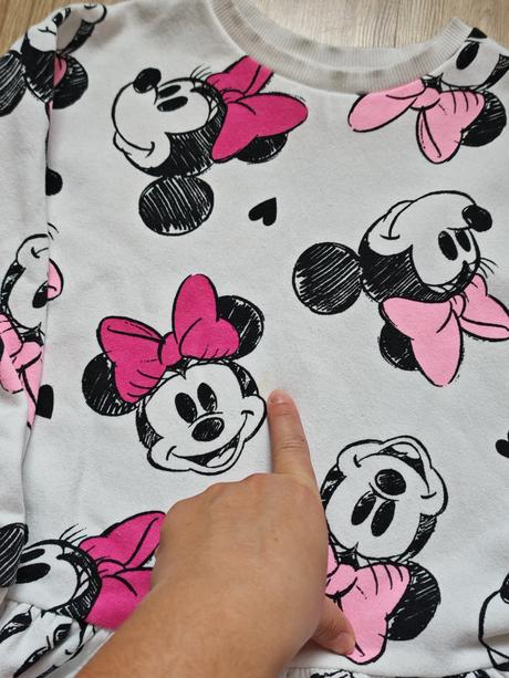 Mikinové šaty minnie 134, 134